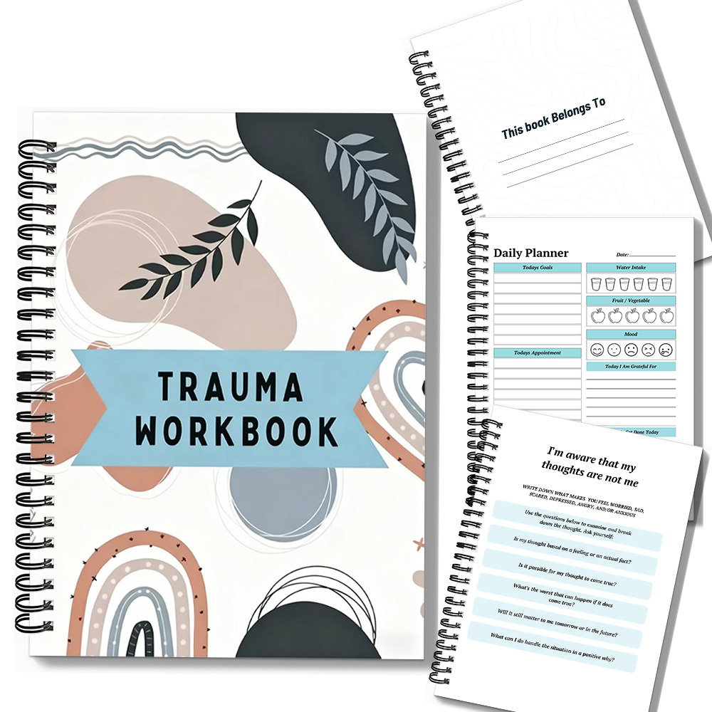 Health Wellness Journal - 1PC Holistic Trauma Healing Workbook: Artistiek