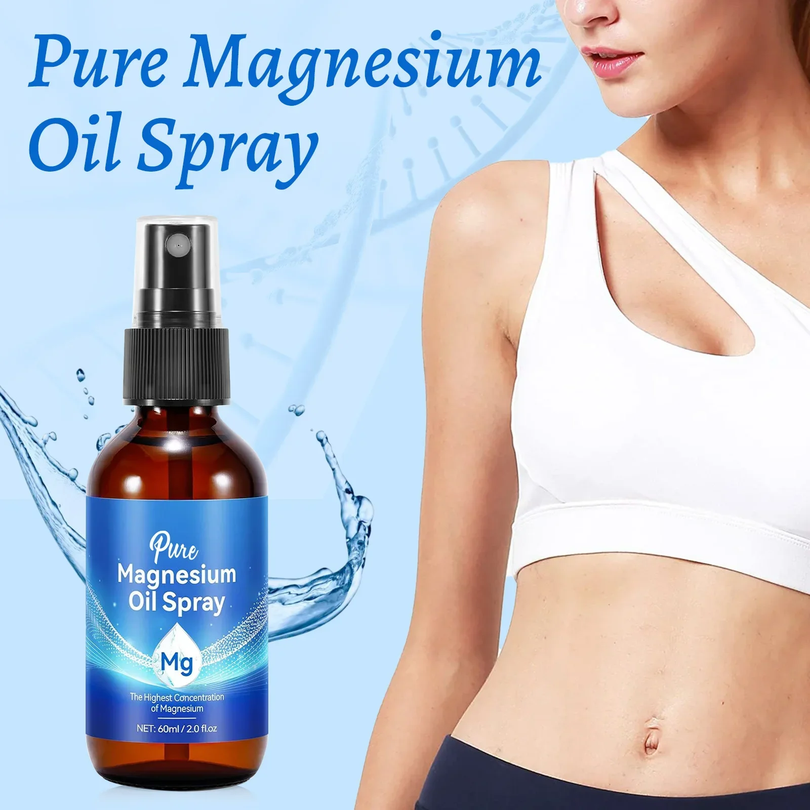 Bath Salts Magnesium - Magnesium Body Oil Spray 60ml 10%