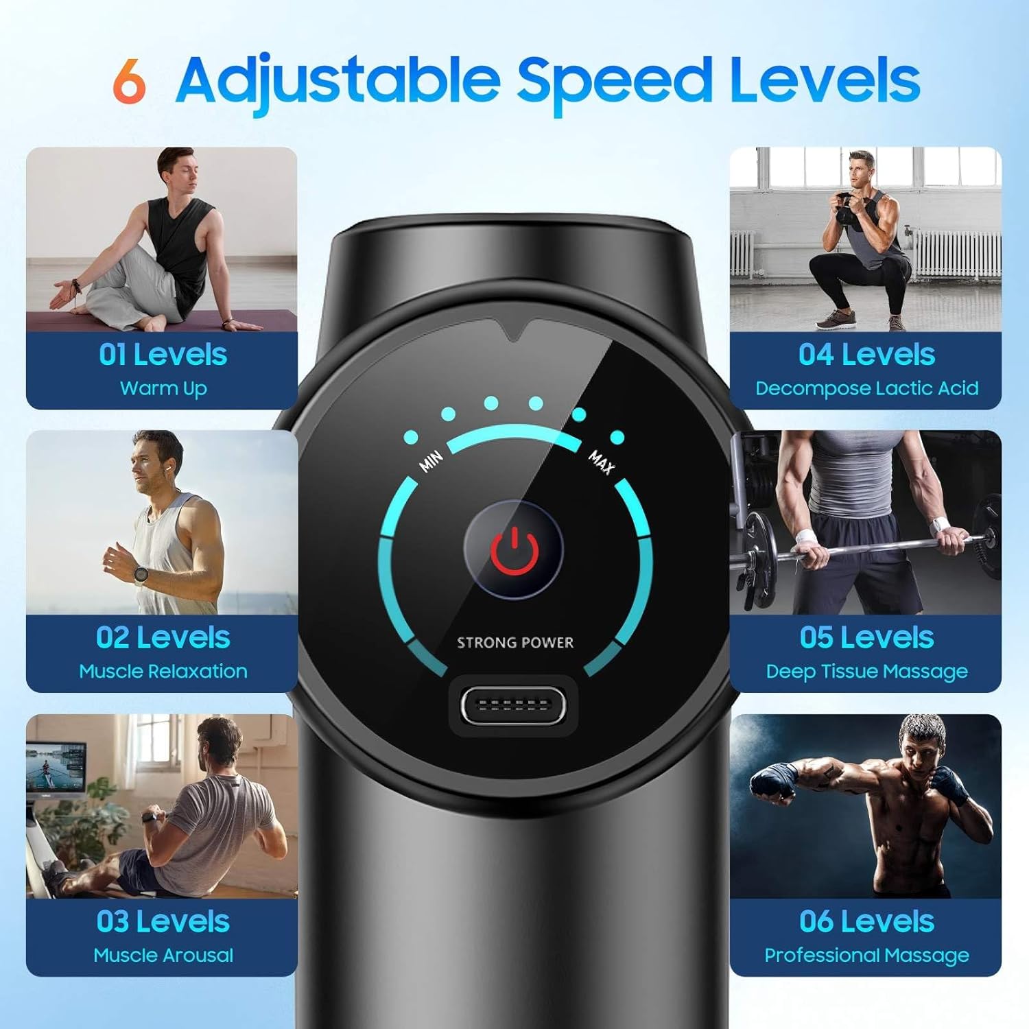 Nieuwe Deep Tissue Massage Gun - Health Wellness And Fitness recensie en prijs