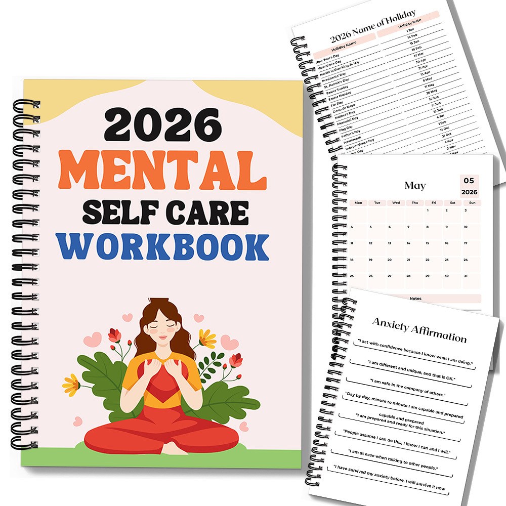 1PC 2026 Mindful Mental Self-C - Health Wellness Journal recensie en prijs