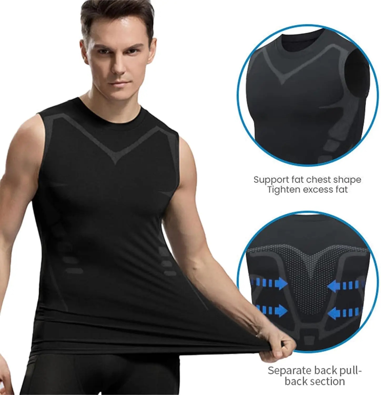 Compressietanktop Heren Gymshi - Health Wellness And Fitness recensie en prijs