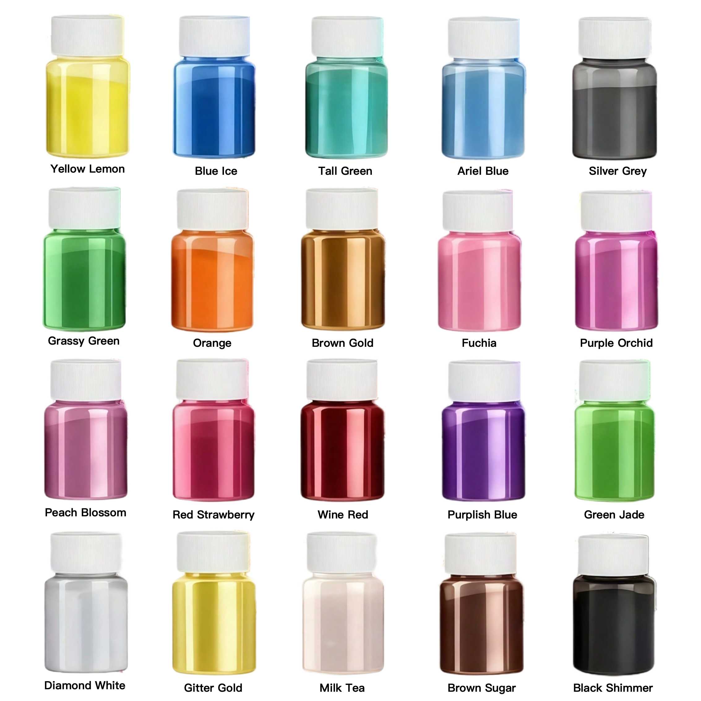 20 Kleuren 20ml Verpakking Epo - Bath Salts Magnesium recensie en prijs